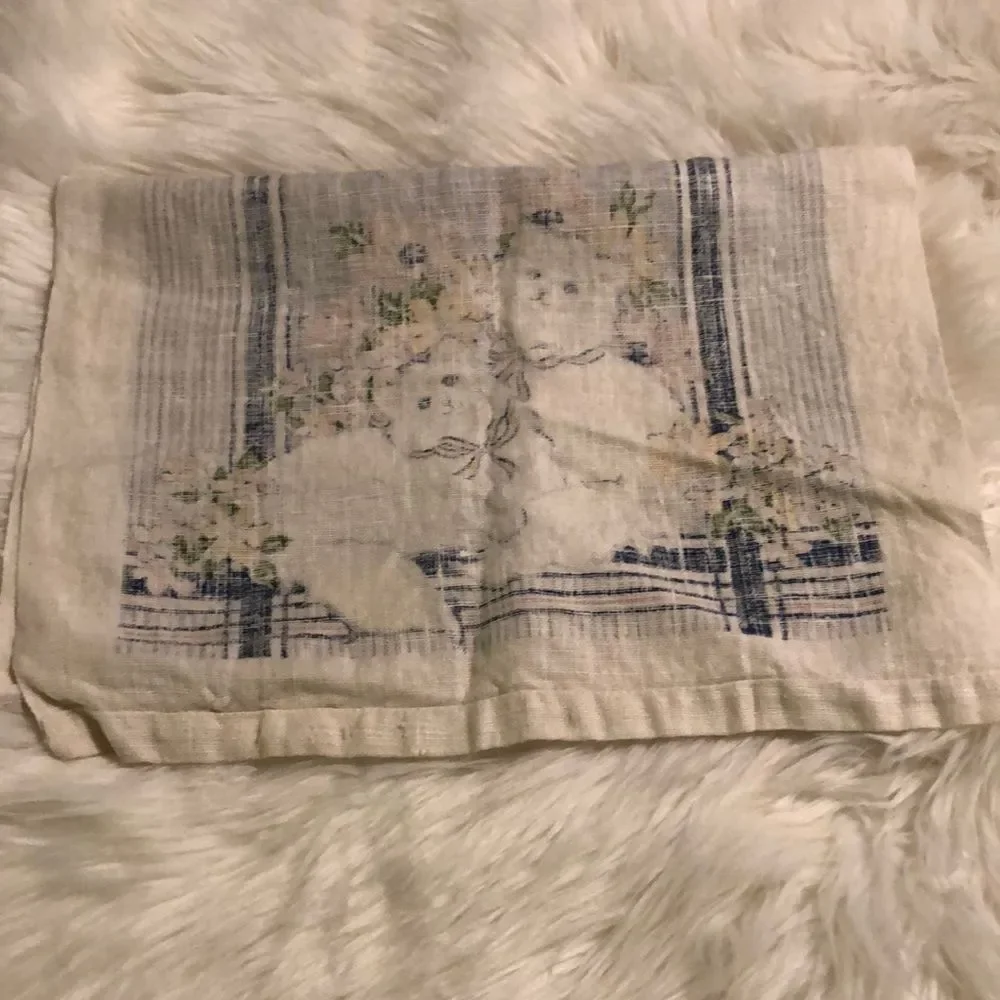 Cat Kitchen Linens - Dish Towels and Potholders -Two Matching Sets